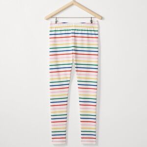 Hanna Andersson slim rainbow striped leggings size 14